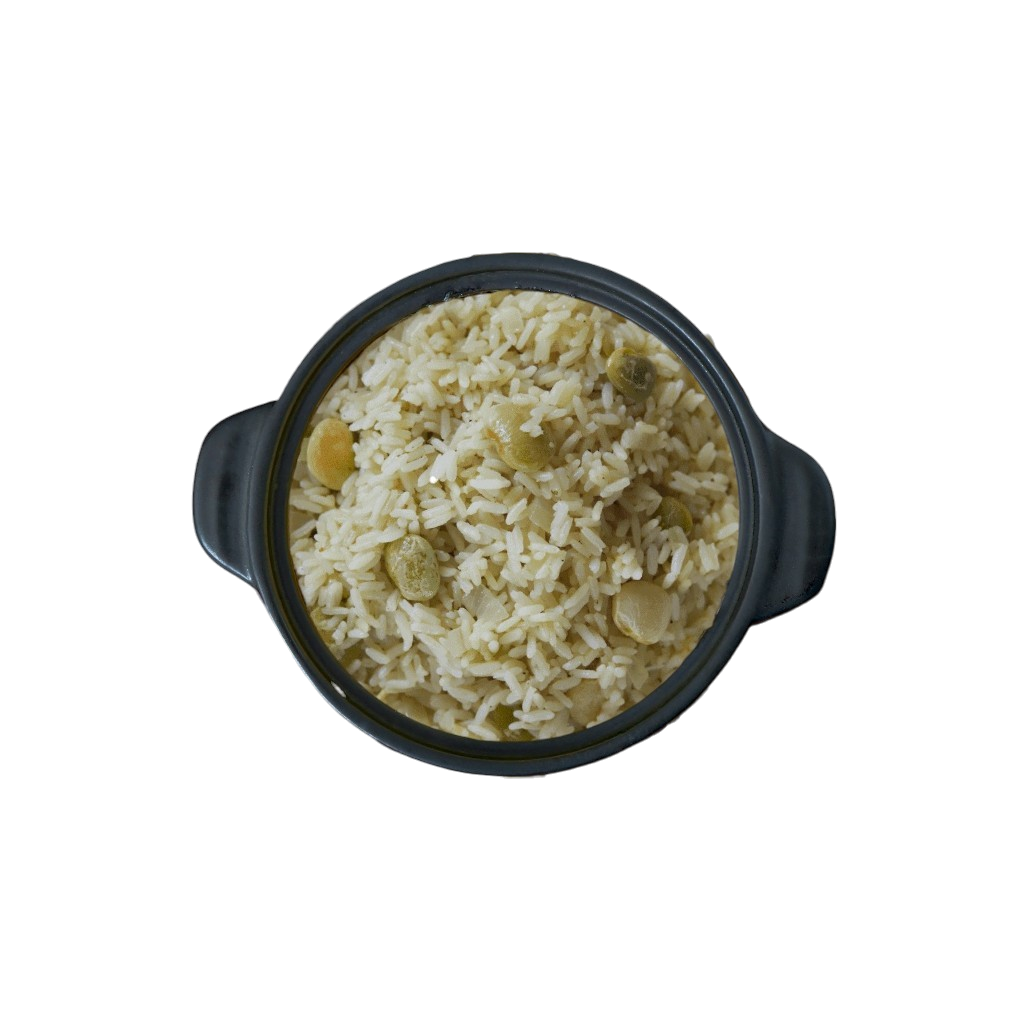 Rice and Lima beans