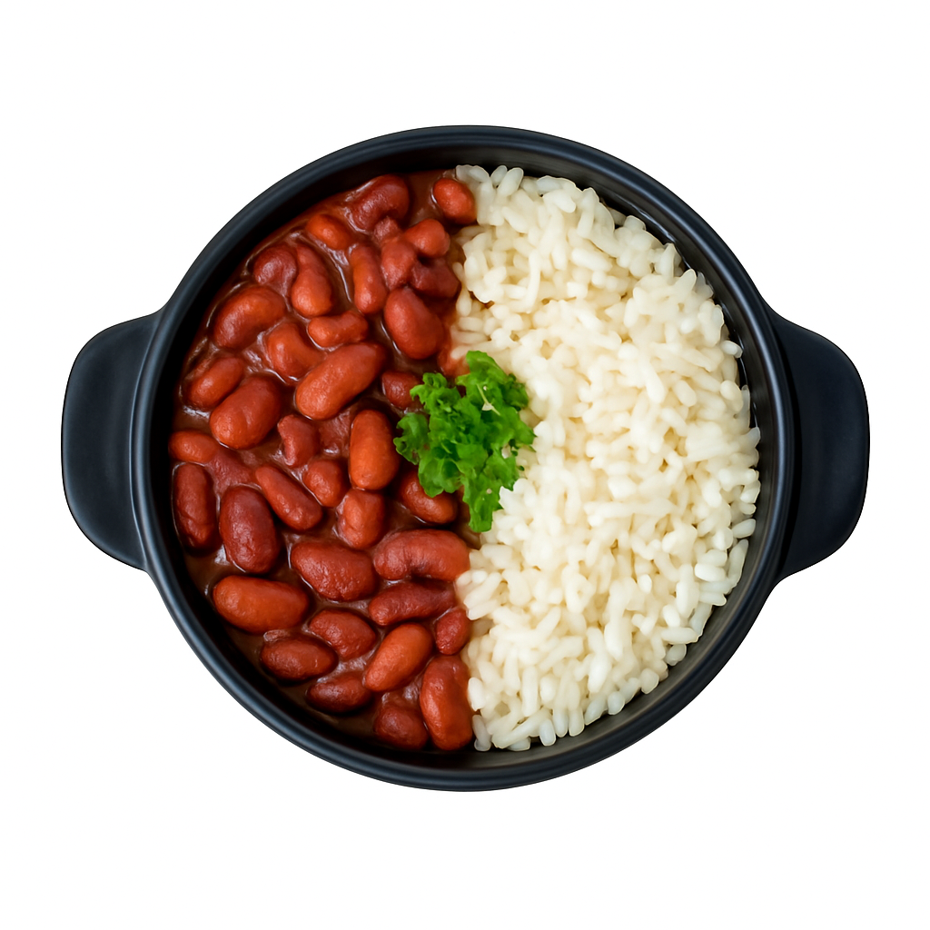 Rice and red beans