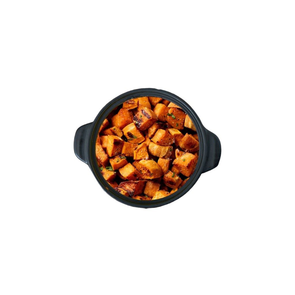 Roasted sweet potatoes