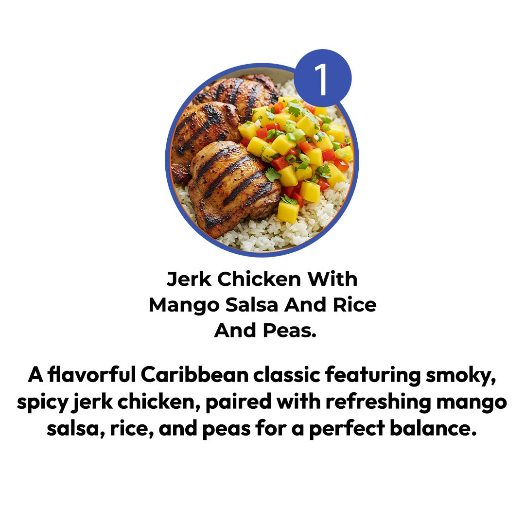 CARIBBEAN DELIGHTS - 5 (+1 FREE) MEAL PLAN