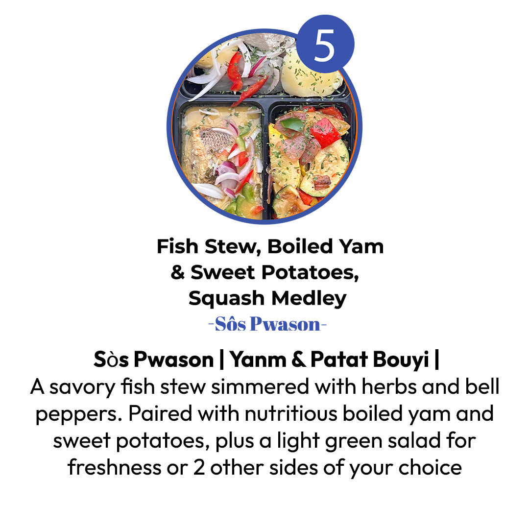 CARIBBEAN DELIGHTS - 5 (+1 FREE) MEAL PLAN