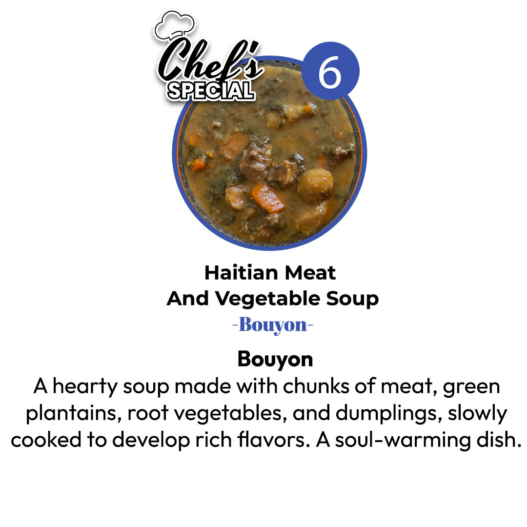 CARIBBEAN DELIGHTS - 5 (+1 FREE) MEAL PLAN